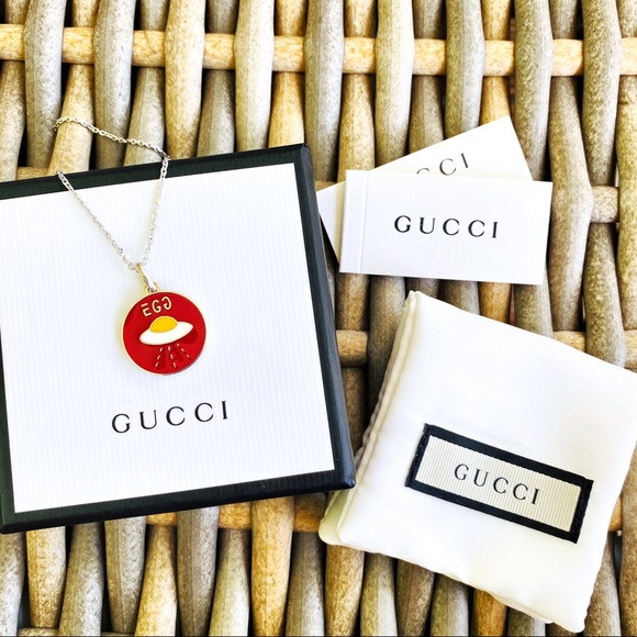 Guccighost Egg UFO Charm Pendant NWT - Picture 6 of 16